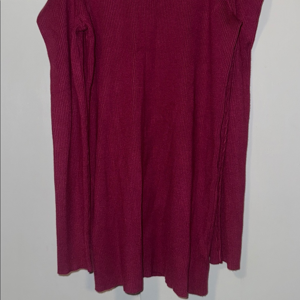 Torrid Ribbed Knit Cold Shoulder Top NEW 1 1X 14-16 - Picture 5 of 12